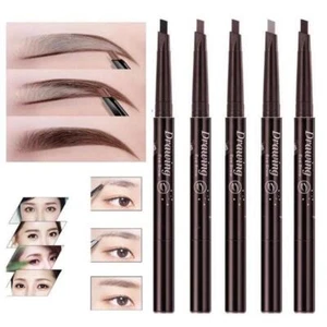 Triangle Eyebrow Double-headed Eyebrow Pencil Automatic Eyebrow Rotation I1A4 - Picture 1 of 17