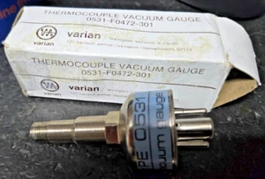 Medidor de vacío termopar Varian tipo 0531 TC conector de 4 pines de vacío NPT de 1/4" - Imagen 1 de 3