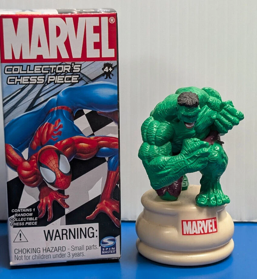 MARVEL COLLECTOR'S CHESS PIECES HULK ROOK 2005 SPIN MASTER with BOX - Image 1 of 1