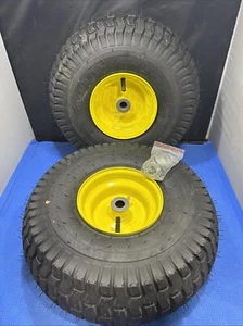 (2 Pack) AR-PRO Exact Replacement 15" x 6.00-6" Front Tire and Wheel Assemblies - Picture 1 of 7