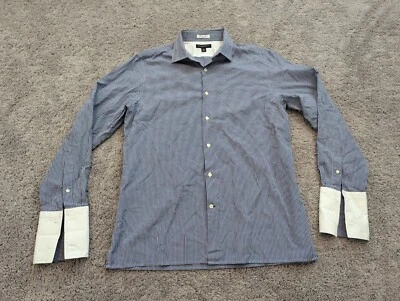 Banana Republic Dress Shirt Mens Extra Large French Cuff Slim Fit 100% Cotton - Image 1 of 4