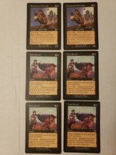 6 Mtg Black Nm/Lp 4x Toxic Stench/ 2x Treacherous Werewolf