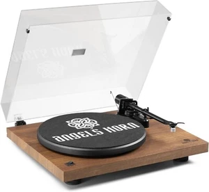 Elite HiFi Vinyl Turntable Record Player Bluetooth Turntable Record Player - Picture 1 of 5