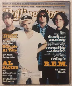 R.E.M. ROLLING STONE MAGAZINE ISSUE #745 OCTOBER 17, 1996 AL PACINO NIRVANA - Picture 1 of 23