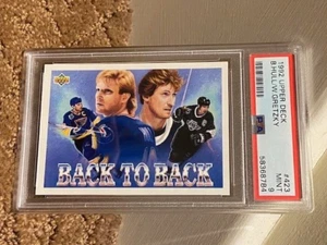 1992 Upper Deck Brett Hull Wayne Gretzky PSA 9 #423 CENTERED Card CLEAN CASE - Picture 1 of 1