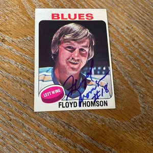 Autographed  1975-76 Topps FLOYD THOMSON