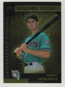 2001 Topps Chrome Golden Anniversary #40 Adrian Gonzalez Florida Marlins BV$12 - Picture 1 of 1