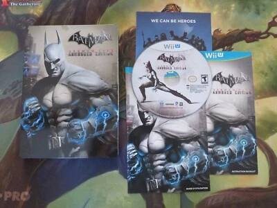 Nintendo Wii U Batman Arkham City Armored Edition STEELBOOK CIB w. Box & Manual - Image 1 of 4