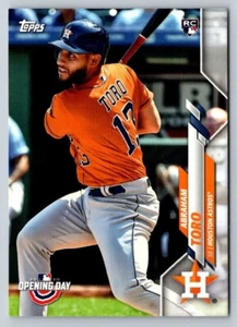 Abraham Toro 2020 Topps Opening Day #55 Houston Astros Baseball Card - Picture 1 of 2