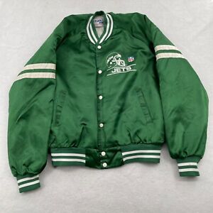 Chalk Line New York Jets NFL Satin Jacket Men’s USA Green Large 