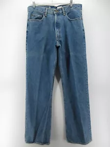 VINTAGE Gap Jeans Men 35X34 Blue Boot Fit Bootcut Denim Pants 90s USA NEW - Picture 1 of 10