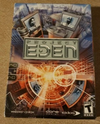 Project Eden (Pc, 2001) Windows Cd-Rom Box Set Sealed New!  Free Shipping! - Image 1 of 2