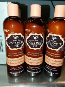 3X Hask Monoi Coconut Oil Nourishing Conditioner 12 oz . 3 units.USA ship - Picture 1 of 3