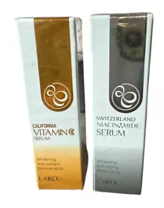 Laikou Duo Serums- Switzerland Niacinamide and California Vitamin C NEW & SEALED - Picture 1 of 3