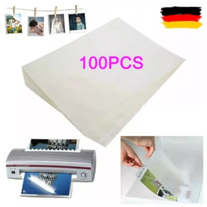 100st. Laminierfolien 80 Mic micron Din A4 hochglanz Heiß Laminieren DHL - Bild 1 von 17