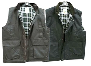 WESTE HERREN WACHS GEPOLSTERT BODYWARMER WALKING JAGEN SCHWERWETTER S M L XL 2XL - Bild 1 von 12