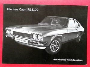 Brochure depliant vendita FORD CAPRI RS 3100 1973-74 - Ottime condizioni! - Foto 1 di 2
