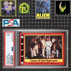 1979 Topps Alien - 16 Crew of the Nostromo - PSA 7 NM - Picture 1 of 4