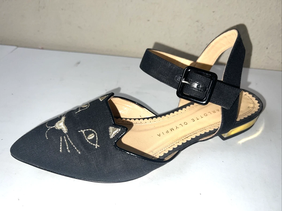 Charlotte Olympia Kitty女式平底鞋| eBay