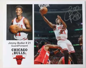 Jimmy Butler NBA signed autographed Chicago Bulls 8X10 photo #21 - Picture 1 of 8