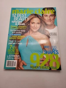 Jennifer & Matthew On Cover Marie Claire Magazine February 2001 - Bild 1 von 5