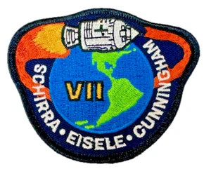 Parche de colección NASA Apolo 7 VII Transbordador Espacial Misión Schirra Eisele Cunningham - Imagen 1 de 6