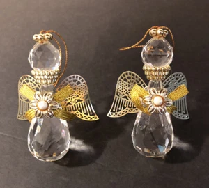 2 - Vintage 1995 AVON ANGELIC REFLECTIONS ORNAMENTS Kristall in Original Boxen 3" - Bild 1 von 10