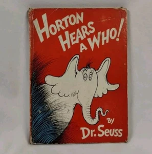 Horton Hears a Who! 1954 First Edition First Printing Full Ear Dr. Seuss - Picture 1 of 8