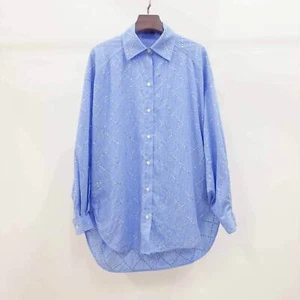 Sandro Damen blau modisches lockeres Langarmshirt - Bild 1 von 14