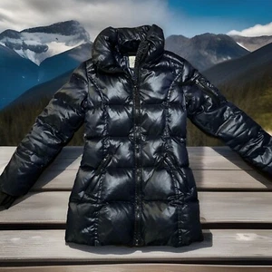 SAM Girls Mid-Length Navy Puffer Jacket Size 10 Read Below - Picture 1 of 6