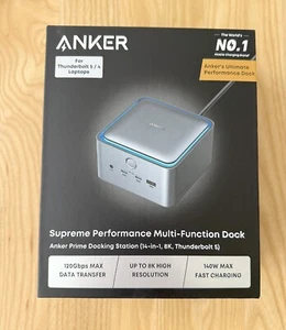Anker Prime Thunderbolt 5 Docking Station TB5 14-port 8K dual display 140W *NEW* - Picture 1 of 13