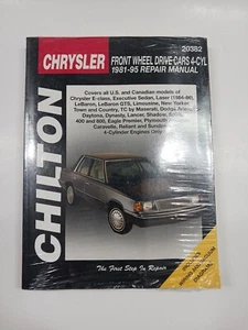Chilton's Chrysler FWD Cars 4-Cyl 1981-95 Repair Manual 20382 NEW FREE SHIPPING - Picture 1 of 7
