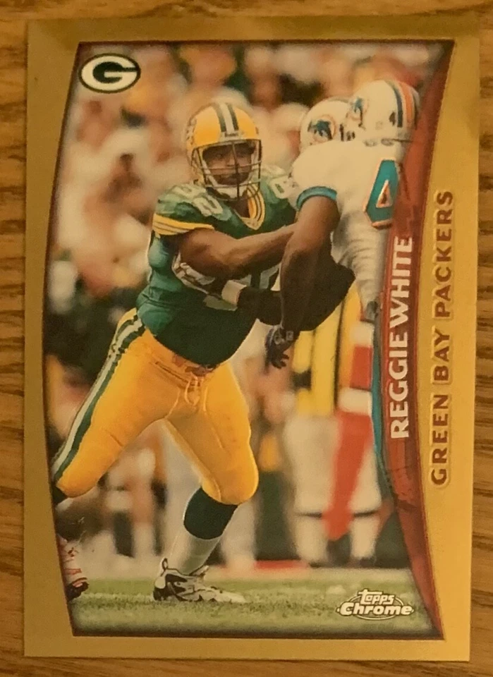 REGGIE WHITE, 1998 TOPPS CHROME CARD IN EXCELLENT CONDITION ! - Image 1 of 1