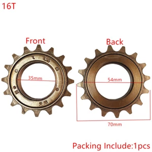 Bicycle Single Speed 16T Flywheel Gear Sprocket Cog Race E-Bike Chain Freewheels - Picture 1 of 10