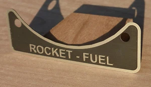 Land Rover Series 2 2a 3 Diesel Rocket Fuel Filler Warning Metal Badge 502951 - Picture 1 of 1