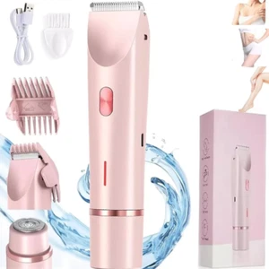 2 in 1 Dual Head Electric Lady Waterproof Shaver Razor for Women Private Area * - Picture 1 of 19