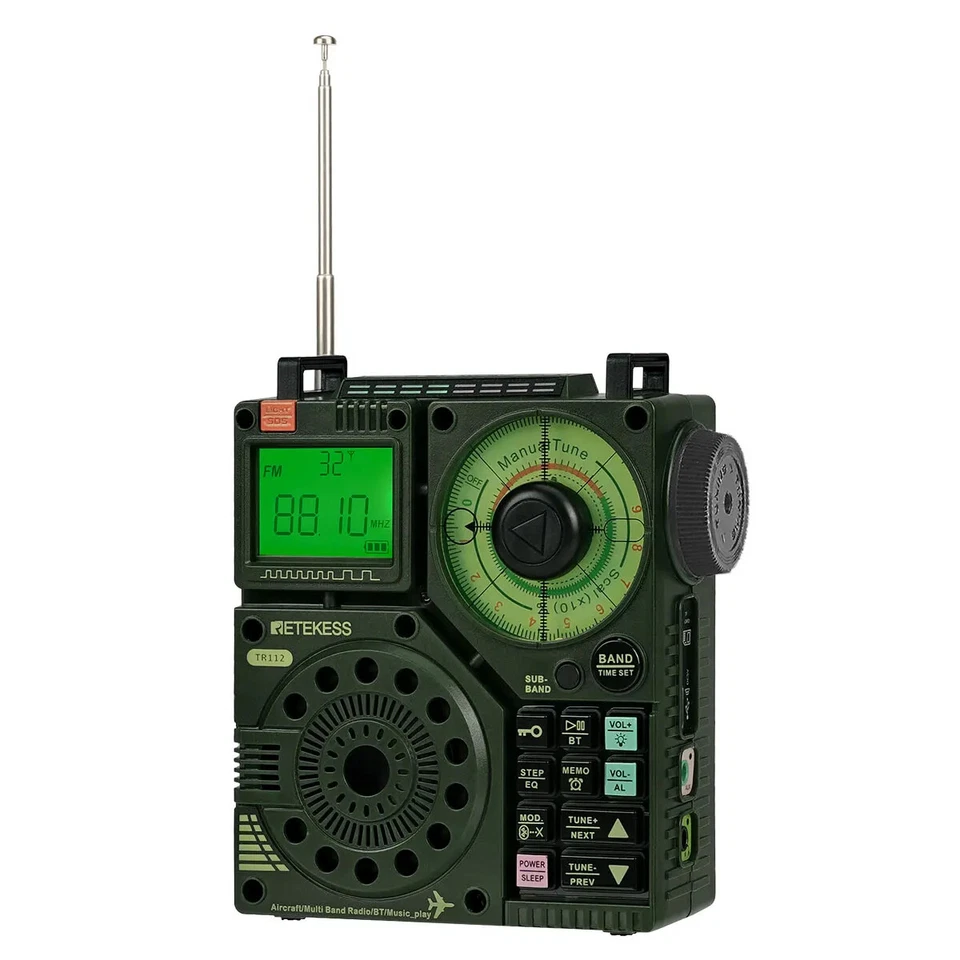 Radios Portable AM FM Radio Receiver Ham Radio Emergency Amateur Shortwave Radio - Image 1 of 4