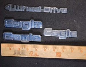 Vintage OEM AMC American Motors Eagle Emblem Badge Lot Of 4 - Picture 1 of 2