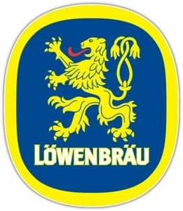 Lowenbrau Beer Alcohol Car Bumper Window Locker Sticker Decal 4"X5" - Picture 1 of 1