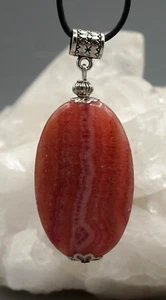 RHODOCHROSIT Sonderqualität Anhänger Handarbeit TOP Edelstein-Anhänger a1 - Bild 1 von 2