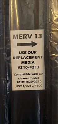 2 Pack Unbranded AprilAire Compatible Filter 213 Air Purifiers MERV 13 20x25x4
