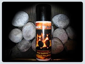 Black Gas Fire Coal Spray Paint 200ml - Picture 1 of 1