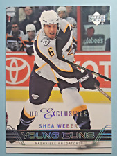 Shea Weber Limited Edition /100 Young Guns Rookie UD Exclusives 2006-07 NM-M