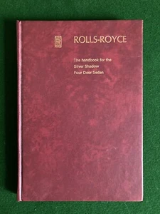 Rolls-Royce Owners Handbook For The Silver Shadow Four-Door Sedan - Picture 1 of 21