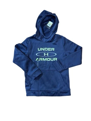 Under Armour Boys' Fleece Hoodie Size Medium 10/12, Gray   518 - Image 1 of 4