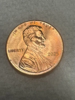 2025 Penny Die Error, No MM, G Was Double Stamped - Image 1 of 4