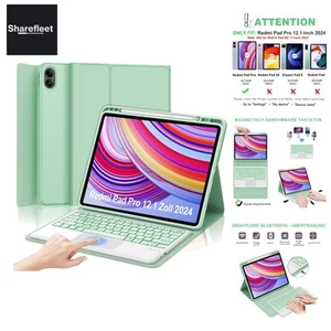 Housse Clavier pour Redmi Pad Pro 12.1 Con Touchpad, Clavier pour Xiaomi Poco... - Photo 1/9