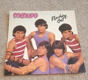 Póster promocional plano 12x12 Menudo Reaching Out Record Co. de colección en excelente estado RARO - Imagen 1 de 2
