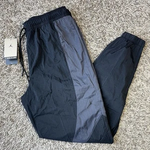 Air Jordan Sport Jam Mesh Lined Woven Jogger Track Pants Mens Medium FN5850-010 - Picture 1 of 11