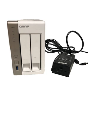QNAP TS-251 2-Bay NAS Network Attached Storage w/ 2 1TB HDDs - Tested/Working - Image 1 of 4